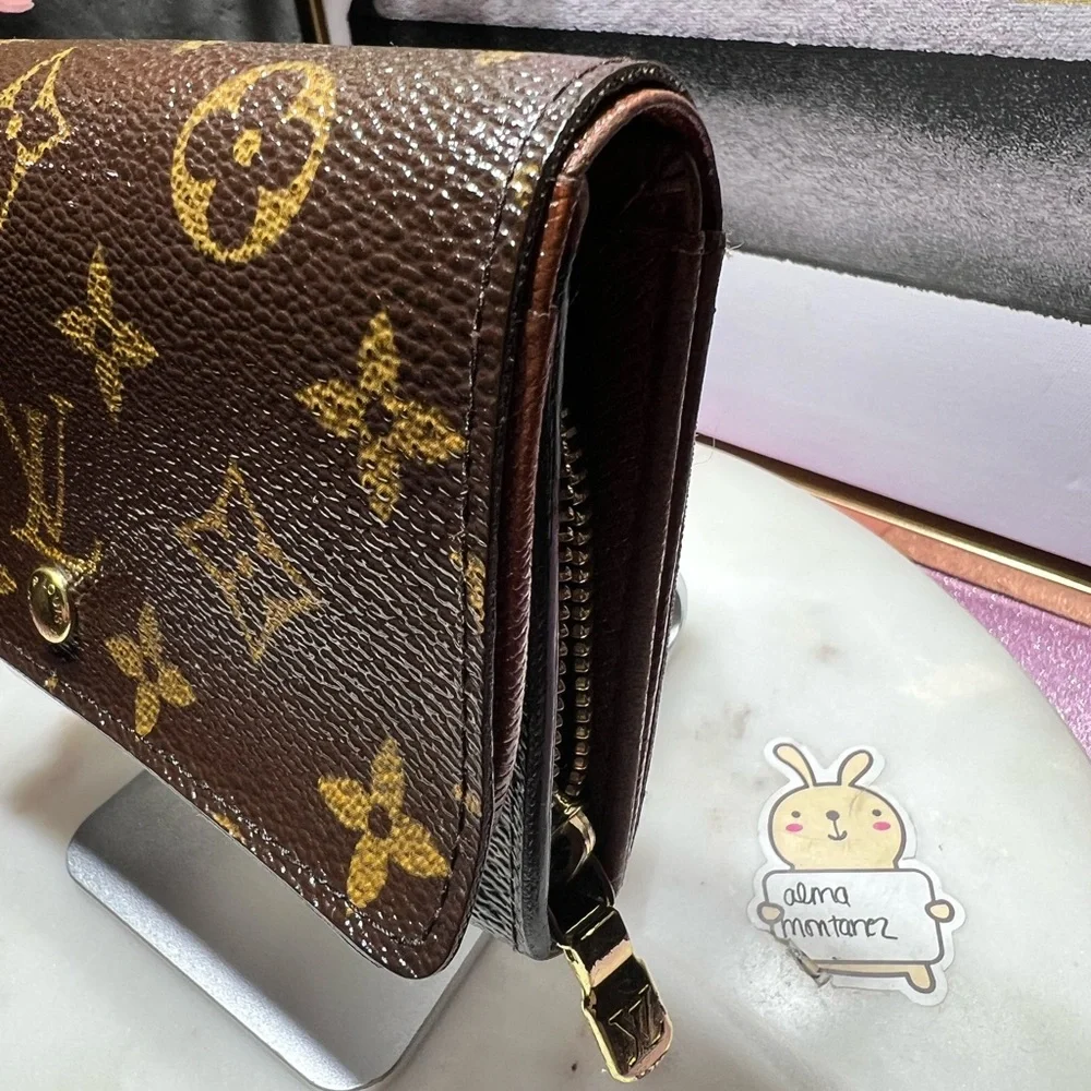 Louis Vuitton Monogram Porte Monnaie Tresor Wallet GUC